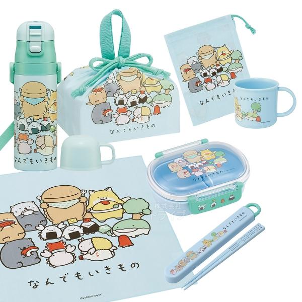 なんでもいきもの お買得７点セット 抗菌 お弁当箱 中子付 360ml 箸＆箸箱 巾着 ランチクロス...