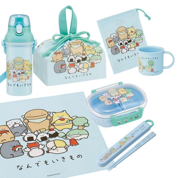 なんでもいきもの お買得７点セット 抗菌 お弁当箱 中子付 360ml 箸＆箸箱 巾着 ランチクロス...