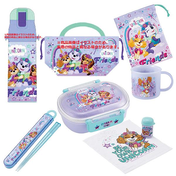 パウパトロール ユニコーン お買得７点セット お弁当箱 中子付 360ml 箸＆箸箱 巾着 コップ ...