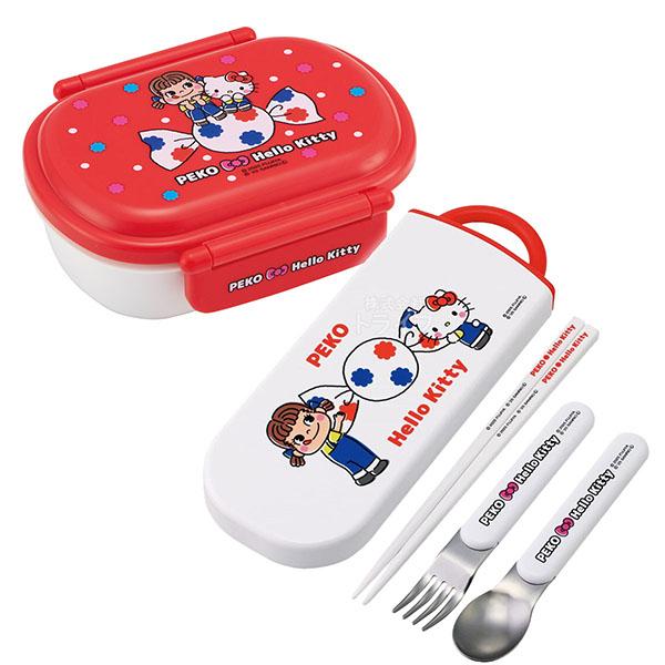 ペコちゃん キティ コラボ 抗菌 お弁当箱 中子付 360ml トリオ セット