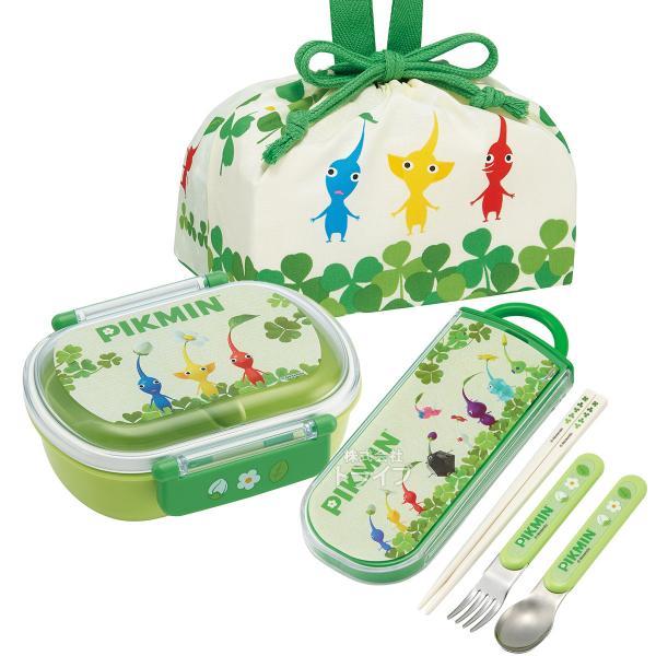 ピクミン 抗菌 お弁当箱 中子付 360ml トリオ 巾着セット