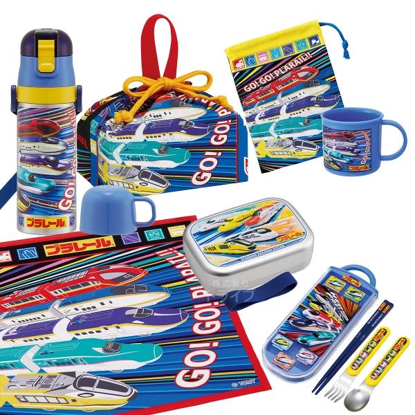 プラレール 25 お買得７点セット アルミお弁当箱 370ml トリオ コップ コップ袋 2WAY水...