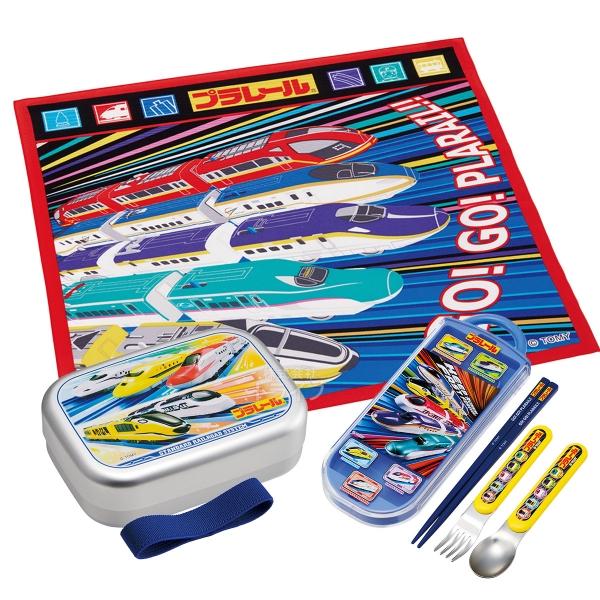 プラレール 25 アルミお弁当箱 370ml トリオ ランチクロスセット