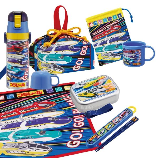 プラレール 25 お買得７点セット アルミお弁当箱 370ml 箸＆箸箱 コップ コップ袋 2WAY...