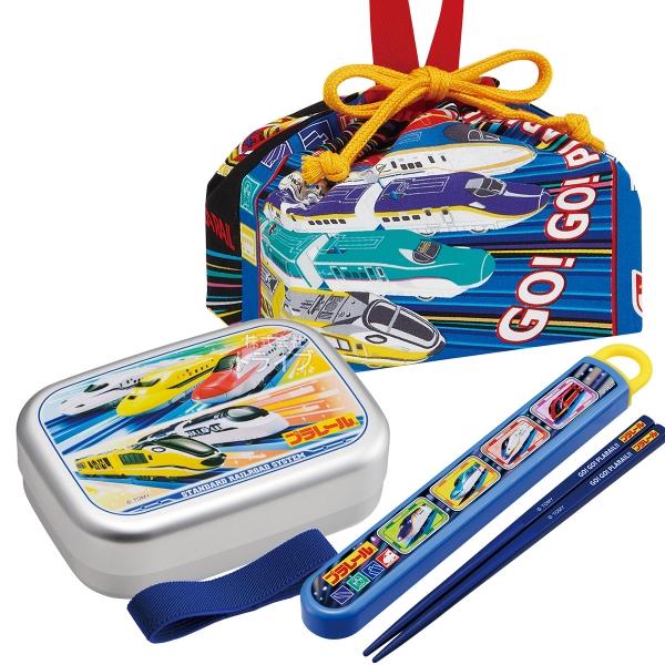 プラレール 25 アルミお弁当箱 370ml 箸＆箸箱 巾着セット