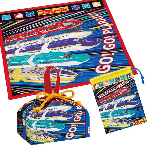 プラレール 25 コップ袋 巾着袋 ランチクロス 布もの ３点セット ネコポス対応品