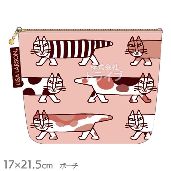 ポーチ リサ・ラーソン ピンクマイキー  ネコポス対応品 882704