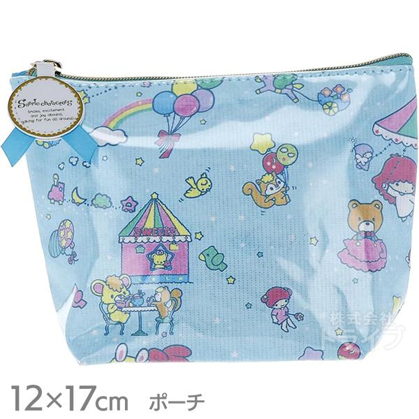 ポーチ サンリオキャラクターズ ラッピングブルー  ネコポス対応品 907605