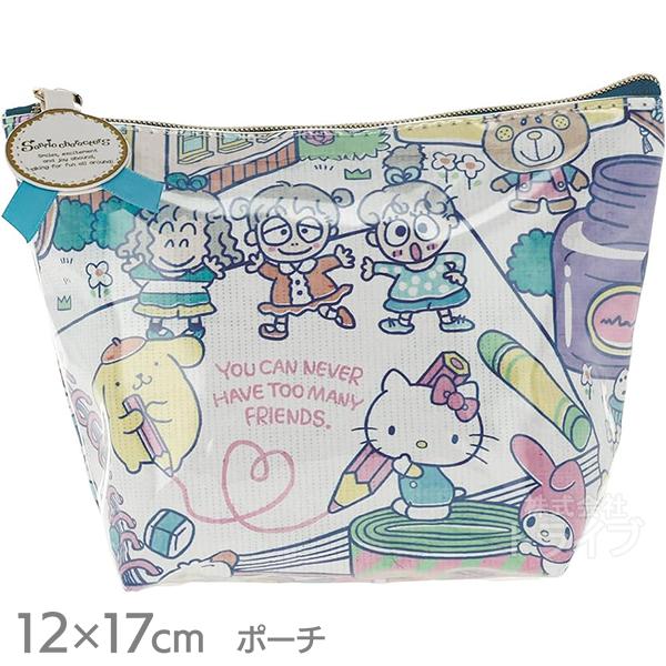 ポーチ サンリオキャラクターズ ラッピンググリーン  ネコポス対応品 907650