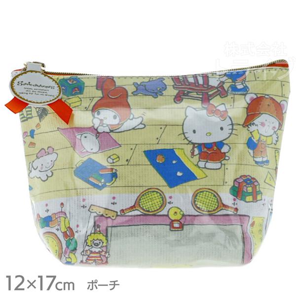 ポーチ サンリオキャラクターズ ラッピングオレンジ  ネコポス対応品 907636