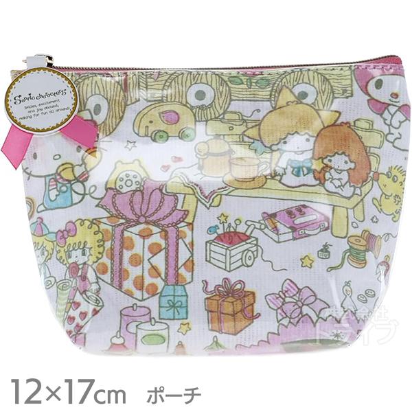 ポーチ サンリオキャラクターズ ラッピングピンク  ネコポス対応品 907599