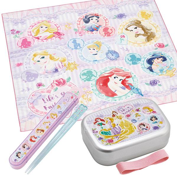 ディズニー プリンセス 26 アルミお弁当箱 370ml 箸＆箸箱 ランチクロスセット