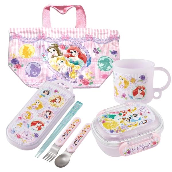 3月中旬入荷予定 ディズニー プリンセス 26 お買得４点セット お弁当箱 中子付 280ml トリ...