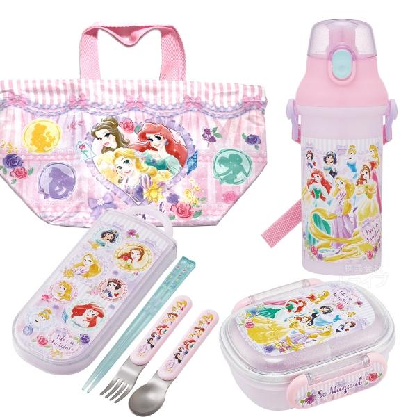 3月中旬入荷予定 ディズニー プリンセス 26 お買得４点セット お弁当箱 中子付 280ml トリ...