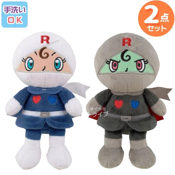 洗える ぬいぐるみ 2体セット ロールパンナ ブラックロールパンナ 024set アンパンマン プリ...
