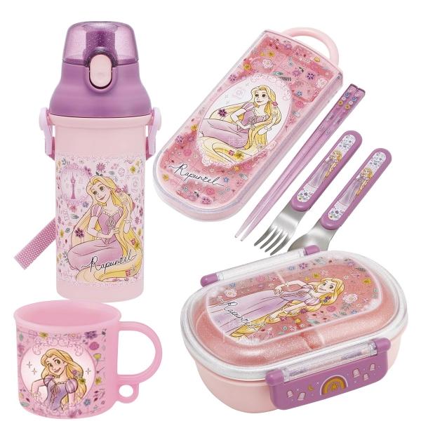 塔の上のラプンツェル 26 お買得４点セット お弁当箱 中子付 360ml トリオ コップ プラ水筒