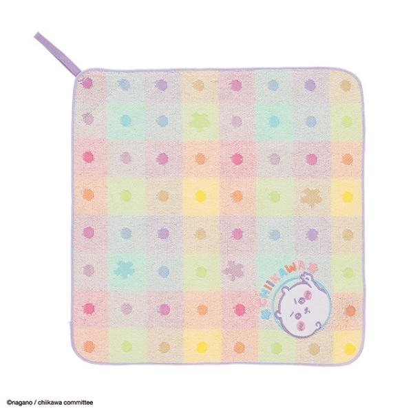 1月上旬入荷予定 ループ付きハンドタオル ちいかわ パステルドットシャワー  ネコポス対応品 000...
