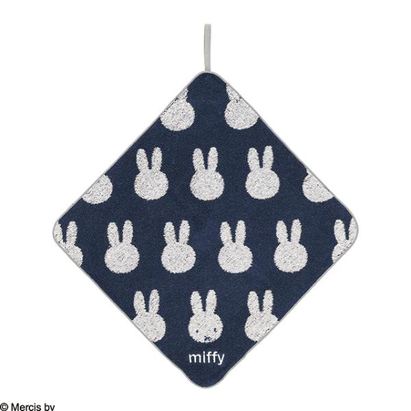 ループ付きハンドタオル ミッフィー ミッフィーシルエット ネコポス対応品 431711