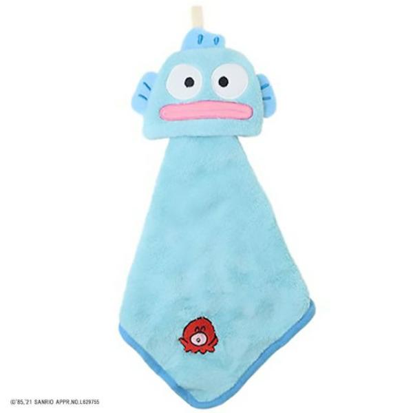 ループ付き マイクロファイバー ハンドタオル ハンギョドン マスコットハンギョドン ネコポス対応品 ...