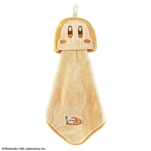 ループ付き マイクロファイバー ハンドタオル 星のカービィ マスコットワドルディ ネコポス対応品 7...