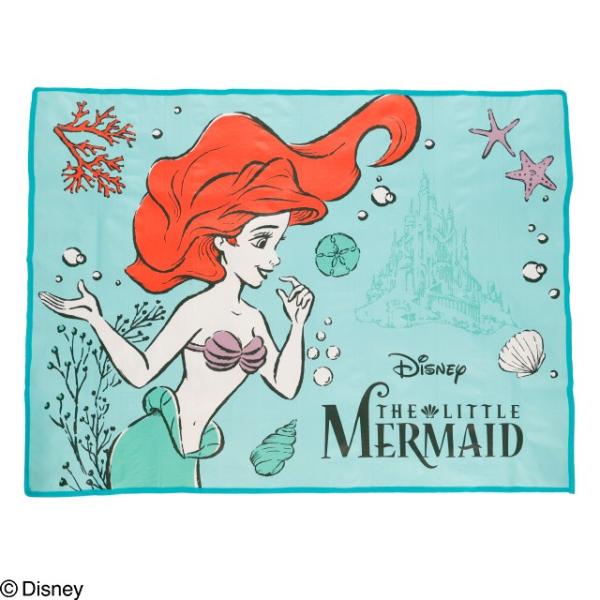 レジャーシート 90×120cm リトルマーメイド アリエル グランブルー ネコポス対応品 9019...