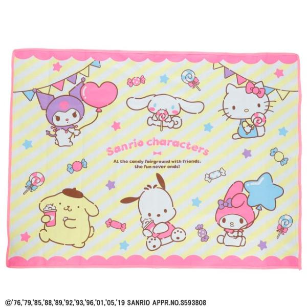 レジャーシート 90×120cm サンリオキャラクターズ なかよしキャラクターズ ネコポス対応品 9...
