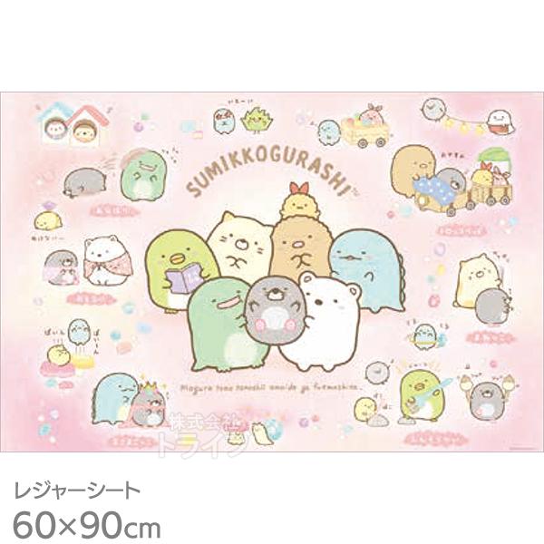すみっコぐらし もぐらのおうち レジャーシート 90×60cm VS1 ネコポス対応品 666292