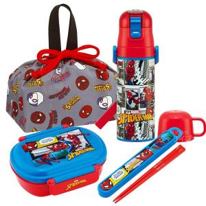 スパイダーマン お買得4点セット 抗菌 お弁当箱 中子付 360ml 箸