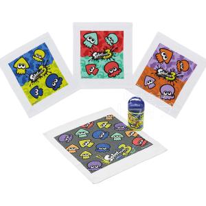 スプラトゥーン３ 抗菌ケース付 おしぼり おしぼりタオル ３絵柄組 ２点セット