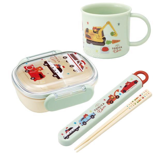 トミカとトム 抗菌 お弁当箱 中子付 270ml 箸＆箸箱 コップセット