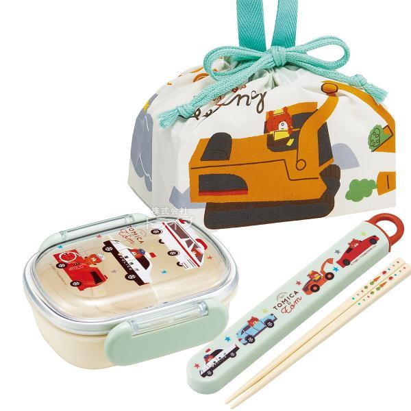 トミカとトム 抗菌 お弁当箱 中子付 270ml 箸＆箸箱 巾着セット