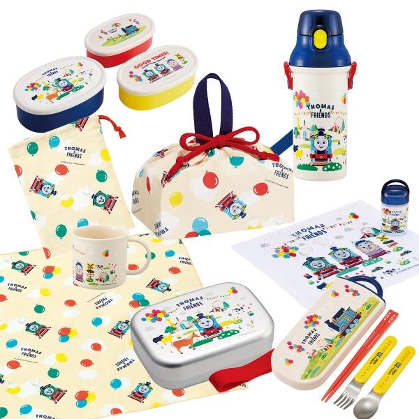 トーマス ＆フレンズ お買得９点セット アルミお弁当箱 370ml トリオ 巾着 プラ水筒 コップ ...