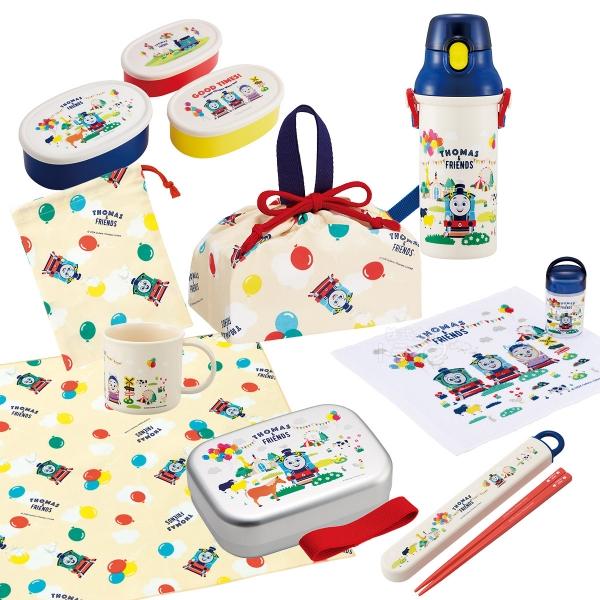 トーマス ＆フレンズ お買得９点セット アルミお弁当箱 450ml 箸＆箸箱 巾着 プラ水筒 コップ...