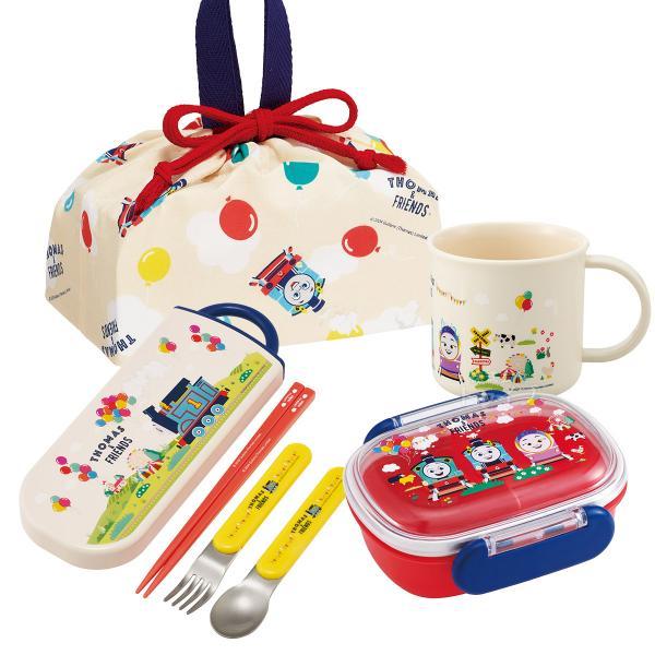 トーマス ＆フレンズ お買得４点セット 抗菌 お弁当箱 中子付 270ml トリオ コップ 巾着セッ...