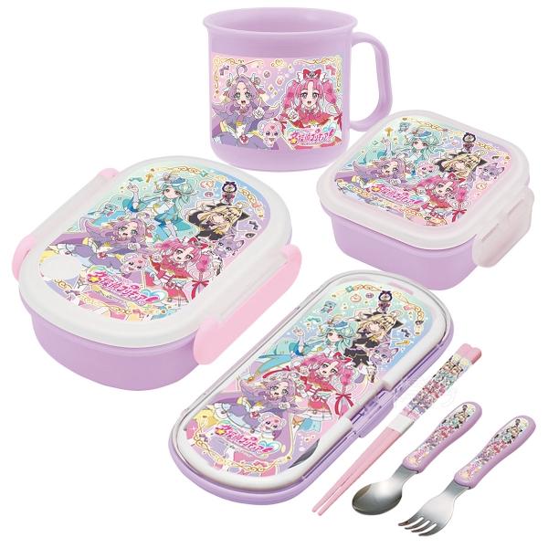 名探偵プリキュア！ お買得４点セット お弁当箱 中子付 トリオ デザートケース コップ