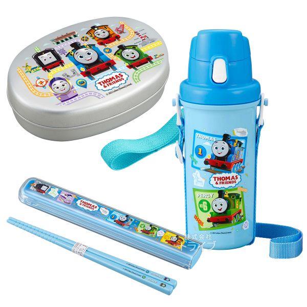 きかんしゃトーマス アルミお弁当箱 350ml 箸＆箸箱 プラ水筒 600ml セット