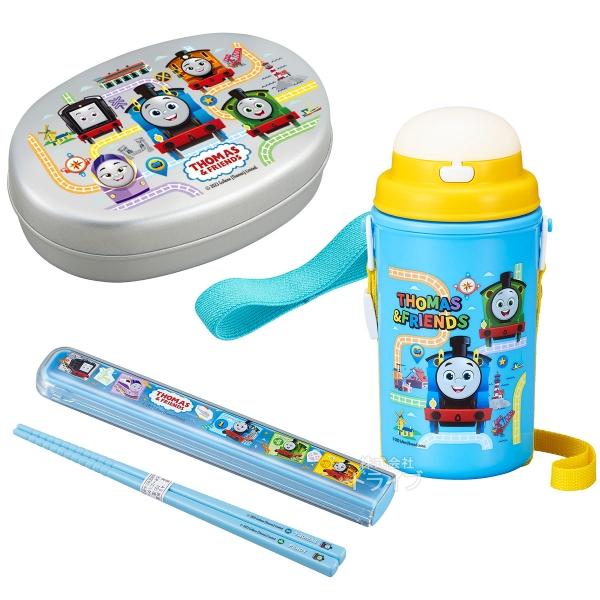きかんしゃトーマス アルミお弁当箱 350ml 箸＆箸箱 ストロー水筒 450ml セット