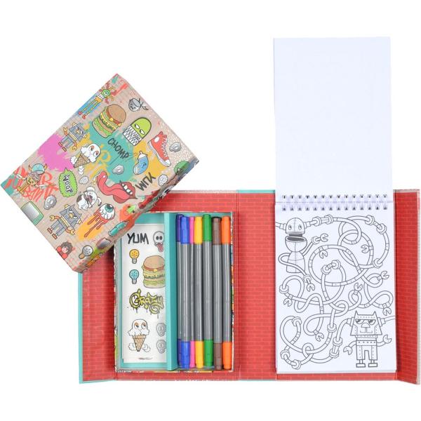 [特価50％OFF]タイガートライブ ぬりえセット ストリートアート