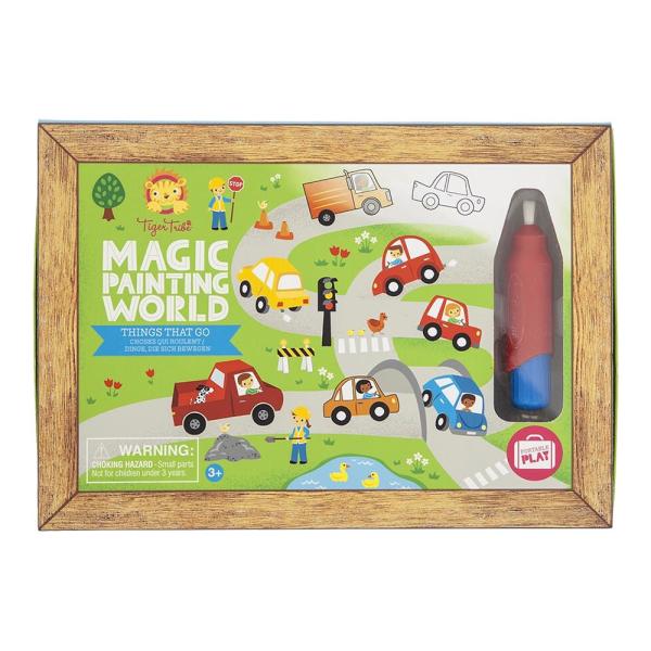 タイガートライブ 水で浮き出るマジックペイント 乗り物