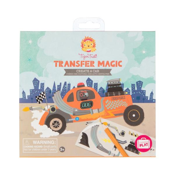 タイガートライブ 転写シールあそび クリエイト カー  ネコポス対応品