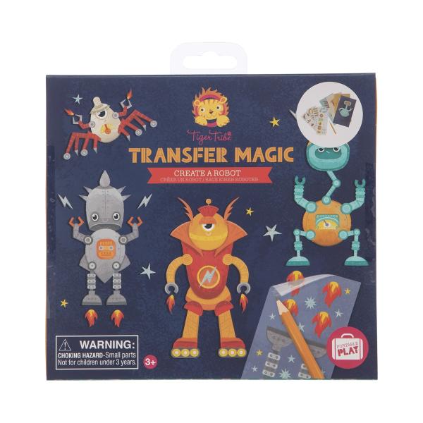 [特価50％OFF]タイガートライブ 転写シールあそび クリエイト ロボット  ネコポス対応品