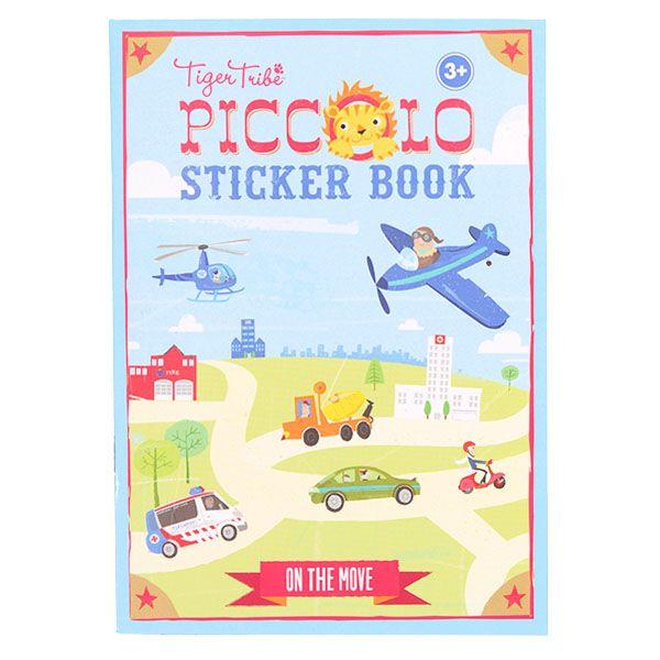 タイガートライブ シール絵本 乗り物  ネコポス対応品