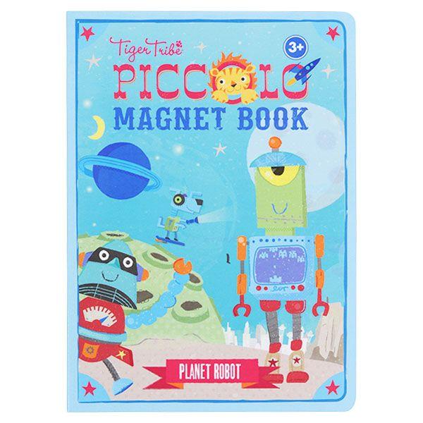 [特価50％OFF]タイガートライブ マグネットミニブック／ロボット  ネコポス対応品