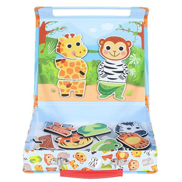 [特価50％OFF]タイガートライブ 着せ替えマグネットパズル 動物