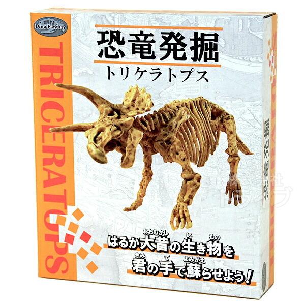 恐竜発掘 キット トリケラトプス 801558 ラッピング不可