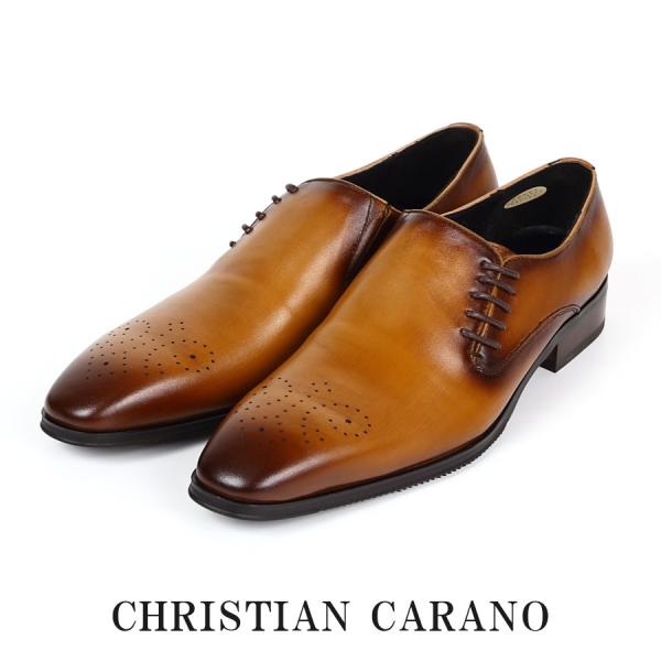 日本製 本革 カーフレザー ドレス ビジネスシューズ  サイドレース プレーン・スワールトゥ パーフ...