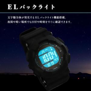多機能な電波ソーラー腕時計 ウォッチ デジタル...の詳細画像4