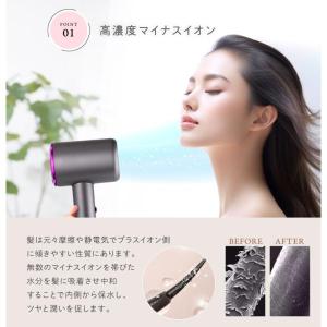 ドライヤー 速乾 大風量 ドライヤー ミニ ヘ...の詳細画像2