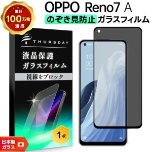 Reno OPPO Reno7 A 用液晶保護フィルム 覗き見防止 全画面カバー TPU