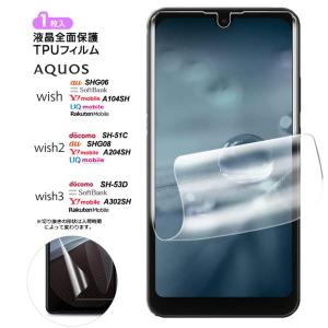 AQUOS wish wish2 wish3 ブルーライトカット ガラスフィルム フィルム